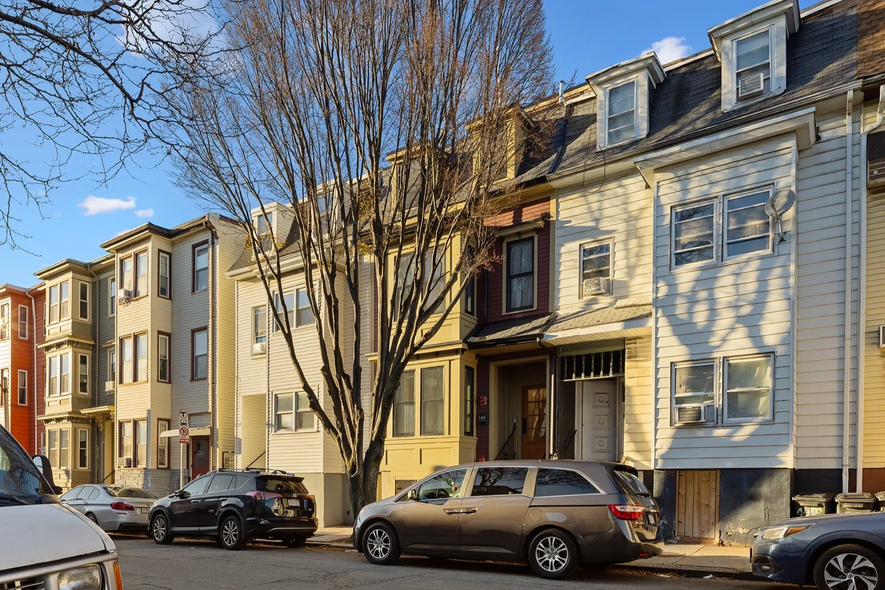 Finished residence at 148 Lexington Street, view 1