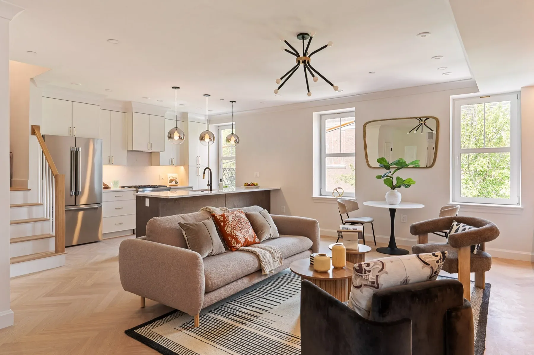 Finished Unit 5 residence at 75 Lubec Street, view 2