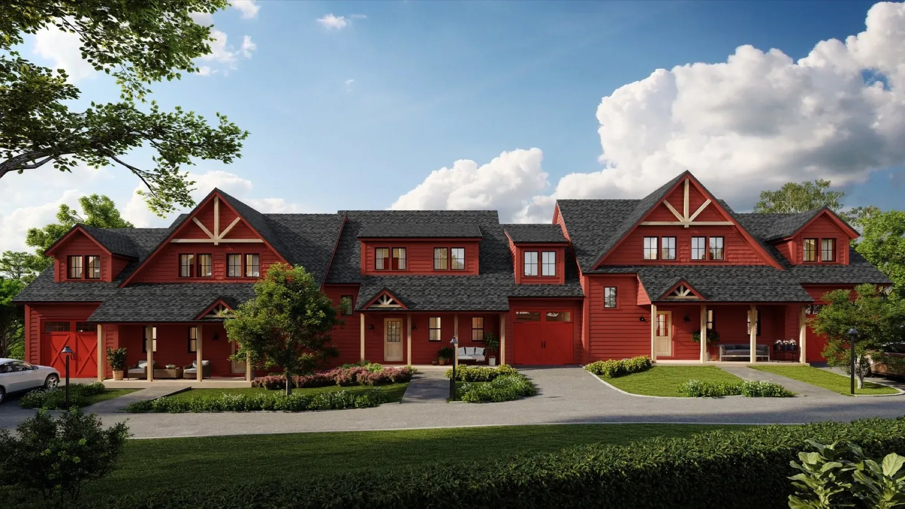 Architectural rendering for The Landing at Stowe, view 3