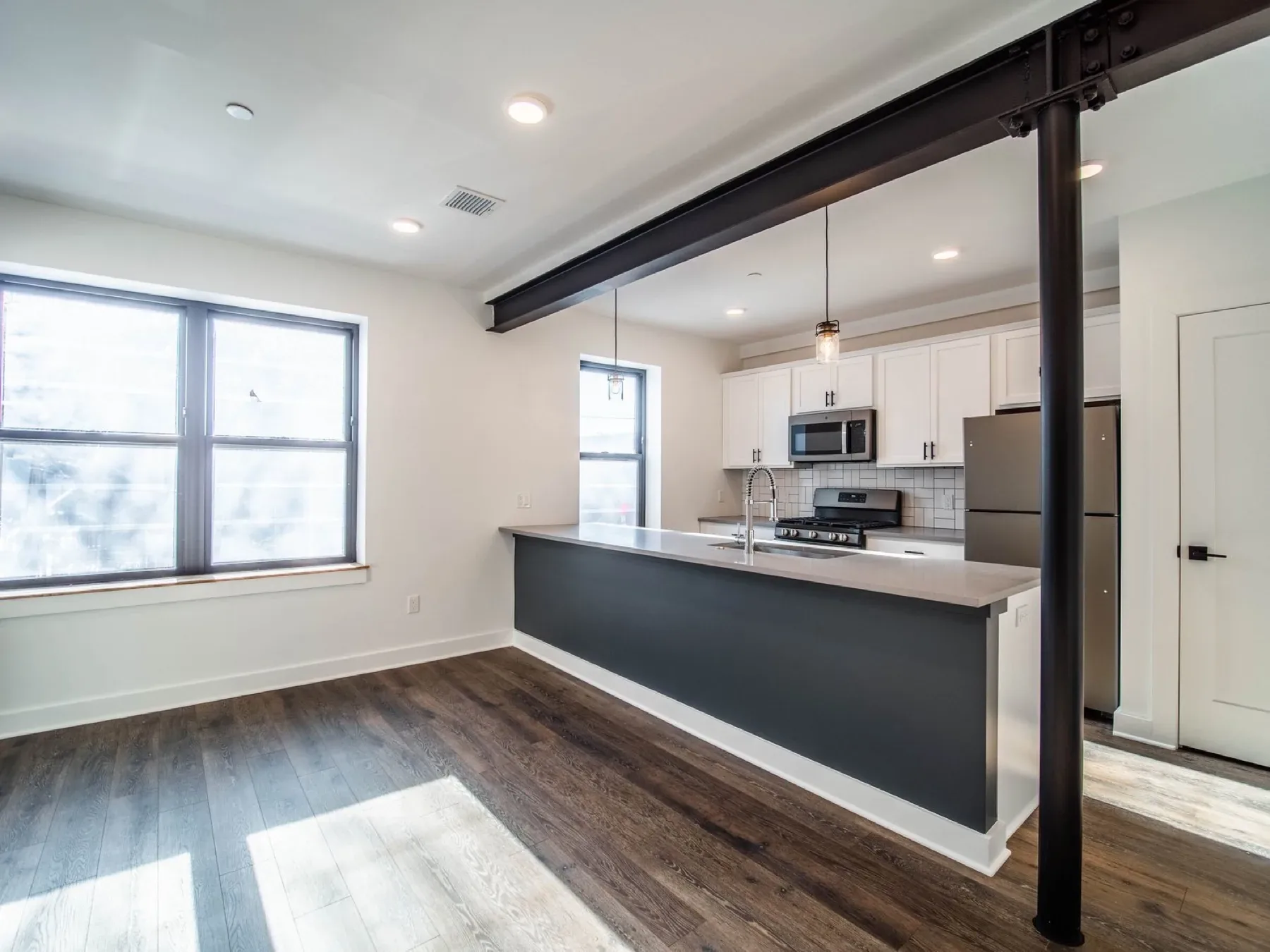 Finished residence at Printing Press Lofts, view 5