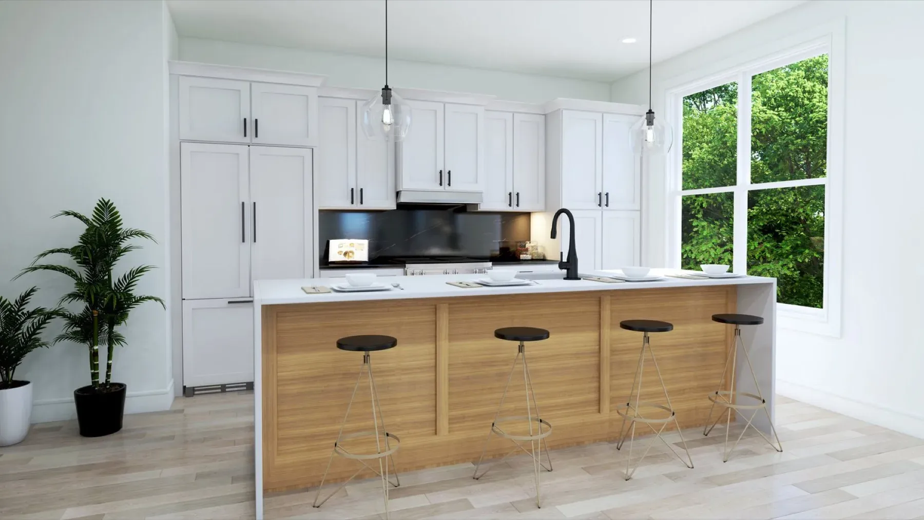 Finished residence at The Residences at 57 Saratoga, view 1